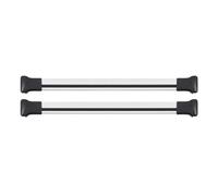 OMAC Barres de Toit en Aluminium pour Fiat Panda III 2012-2026 - Charge Max 75 kg - 2 Barres Argent