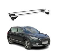 Barres de Toit Transversales pour Seat Tarraco 2018-2025 Aluminium Argent