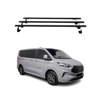 OMAC Barres de Toit Heavy Duty compatibles avec VW Transporter T7 2024-2026 - 3 Barres - Acier Noir