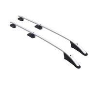 OMAC Barres de Toit longitudinales Compatible avec Dacia Dokker 2012-2021 Aluminium Noir