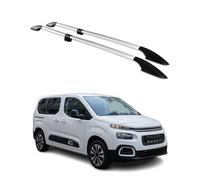 OMAC Barres de Toit longitudinales pour Citroen Berlingo 2018-2026 L1 Alu Gris 2X
