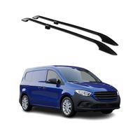 OMAC Barres de Toit longitudinales pour Mercedes Citan 2021-2025 Aluminium Noir 4 Pcs