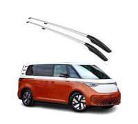 OMAC Barres De Toit Longitudinales pour VW ID.Buzz 2022-2026 L1 Court Alu Gris 2X