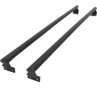 OMAC Barres de toit pour Ford Ranger Wildtrack 2022-2024 Alu Noir 2x