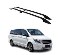 OMAC Barres de Toit Solides Compatible avec Mercedes Vito W447 2014-2026 L3 Long en Aluminium Noir, 2 Pcs