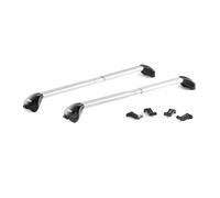 OMAC Barres de Toit transversales pour BMW Serie 5 Break G31 2017-2023 Alu Gris