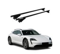 OMAC Barres de Toit transversales en Acier pour Alfa Romeo Tonale 2022-2026 - Antivol Inclus - Testées City Crash - DIN 75302:2019 - ISO/Pas 11154:2006 - Charge Max 50 kg Noir