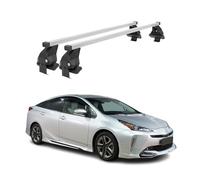 OMAC Barres de Toit transversales en Acier pour Seat Ibiza IV 2008-2017 - Antivol Inclus - Testées City Crash - DIN 75302:2019 - ISO/Pas 11154:2006 - Charge Max 50 kg Argent