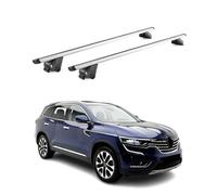 Barres de Toit transversales TÜV Compatible avec Renault Koleos II 2017-2024 Alu Gris 2X