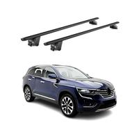 OMAC Barres de Toit transversales pour Renault Koleos II 2017-2025 Alu Noir 2X