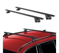 OMAC Barres de Toit transversales pour Renault Koleos II 2017-2025 Alu Noir 2X