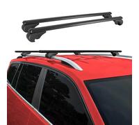 Barres de toit Transversales pour Skoda Kamiq 2019-2025 Aluminium Noir