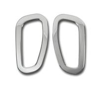 OMAC Cadre de Clignotant latéral pour Jeep Renegade 2014-2024 inox 2Pcs