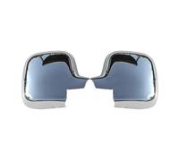 OMAC Capuchons de rétroviseurs compatibles avec Peugeot Partner 2008-2012 Chromé ABS Argent