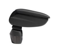 OMAC Center accoudoir boîte de rangement Compatible avec Nissan Juke 2011-2019 Vinyl Abs Noir Coulissant Central Organiseur