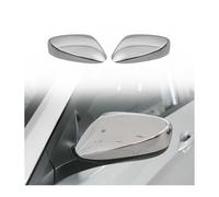 OMAC Coques de rétroviseurs, couvercle de rétroviseur, Compatible avec Hyundai i30 2012-2017, acier inoxydable, argent, 2pcs