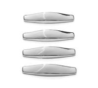 OMAC Couverture de poignée de porte Compatible avec Dacia Sandero 2008-2012 en Acier Inox 4Pcs