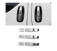 OMAC Couverture de poignée de porte Compatible avec Renault Trafic 2001-2014 en Acier chromé