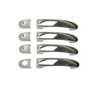 OMAC Couverture de poignée de porte Compatible avec VW Touran 2003-2010 en Acier Inoxydable