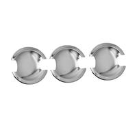 OMAC Couverture poignée de porte Compatible avec VW T6 T6.1 Transporter 2015-24 3Portes inox 3x