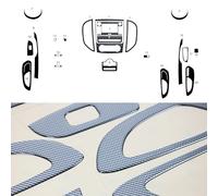 OMAC Décoration intérieure de tableau de bord pour Mercedes Vito W447 2014-2026 Aspect carbone 21 pièces