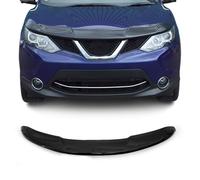OMAC Déflecteur de Capot Compatible avec NissanQashqai J11 2014-2017 SUV Acrylique Noir