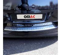 OMAC EXTERIOR : Chrom Trims : Rear Bumper Sill Cover Protection du seuil de chargement Protection du pare-chocs pour VW Golf Variant 2008-2013 Inox Chrome