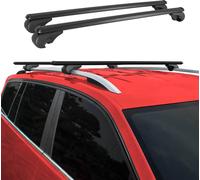 OMAC Galerie de toit pour Skoda Superb Kombi 2015-2025 Porte-bagages de base alu noir