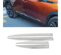 OMAC Garniture Baguette de Porte latérale pour Peugeot 2008 2019-2026 Acier INOX 4Pcs
