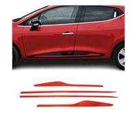 OMAC Garniture Baguette de Porte latérale pour Renault Clio 2012-2019 en Acier INOX Rogue
