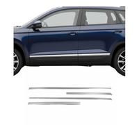 OMAC Garniture Baguette de Porte latérale pour Skoda Karoq 2017-2026 Acier INOX 4Pcs