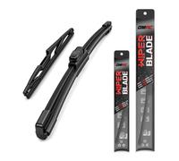 OMAC Kit Complet Essuie-glaces pour Peugeot 107 2005-2014 - Lot de 3 (Avant + Arrière) - Balais Plats & Arrière Spécifique - Silencieux & Sans Traces