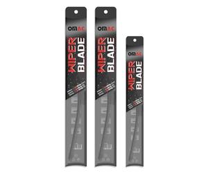 OMAC Kit Complet Essuie-glaces pour Seat Arona Ateca 2016-2026 - Lot de 3 (Avant + Arrière) - Balais Plats & Arrière Spécifique - Silencieux & Sans Traces