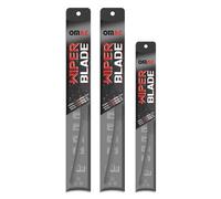 OMAC Kit Complet Essuie-glaces pour Toyota Corolla Break 2019-2026 - Lot de 3 (Avant + Arrière) - Balais Plats & Arrière Spécifique - Silencieux & Sans Traces