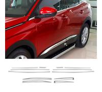 OMAC Kit de garniture porte latérale + fenêtre pour Peugeot 3008 P84 2016-2024 inox
