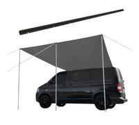 OMAC Kit de rails d'ombrage pour VW T7 Transporter Caravelle L1 Noir