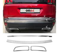 OMAC Kit de seuil de Pare-Chocs + hayon Coffre arrière pour Peugeot 3008 2016-2024