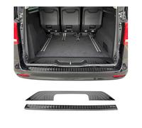 OMAC Kit Protection de Pare-Chocs arrière Compatible avec Mercedes Vito W447 2014-2025 Brillant Sombre inox 2Pcs