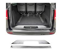 OMAC Kit Protection de Pare-Chocs arrière Compatible avec Mercedes Vito W447 2014-2026 Brillant INOX 2Pcs