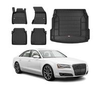 OMAC Kit Tapis de sol et coffre pour Audi A8 D4 Long version 2009-2017 Premium