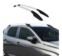 OMAC Lot de 2 barres de toit en aluminium compatibles avec Toyota Hilux 2005-2015 Argenté
