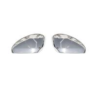 OMAC Lot de 2 coques de rétroviseurs compatibles avec Citroën DS3 2010-2019 en acier inoxydable argenté