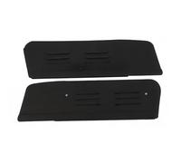 OMAC Lot de 2 grilles d'aération Be & Aération compatibles avec VW Crafter 2017-2024 en aluminium noir