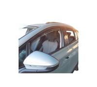 OMAC Lot de 4 déflecteurs d'air et de Pluie Compatible avec Skoda Enyaq 2021-2023 Noir