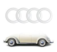 OMAC Lot de 4 inserts de pneus blancs pour jantes de 40,6 cm