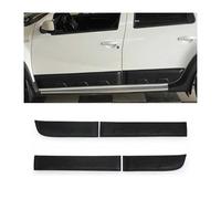 OMAC Lot de 4 protections latérales de portière, compatibles avec Dacia Duster 2010-2018, ABS, noires,