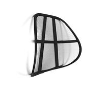 OMAC Lot de 5 supports lombaires pour le bureau et le jeu de chaise de voiture, dossier - Support d'assise - Noir - Coussin d'assise pour douleurs dorsales - Support lombaire