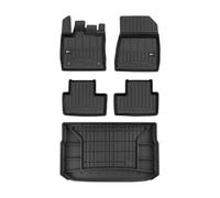 OMAC Lot de tapis de sol et bac de coffre pour Renault Captur 2019-2025 en caoutchouc TPE 5X
