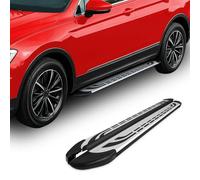 OMAC Marchepieds latéraux compatibles avec Dacia Duster 2010-18 en aluminium noir