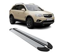 OMAC Marchepieds latéraux compatibles avec Opel Antara 2007-2015 Aluminium Gris